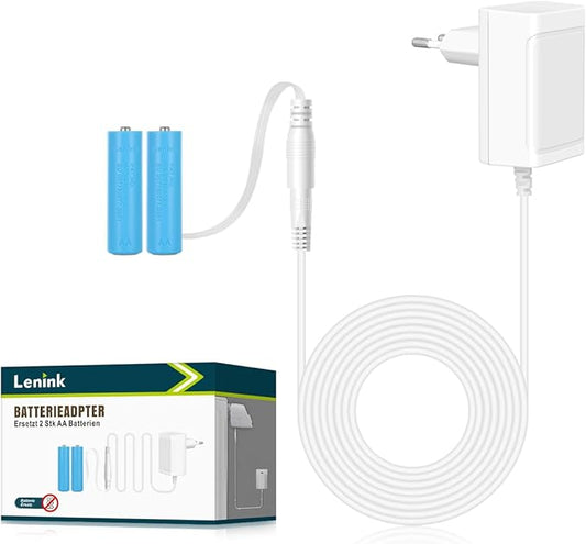 AiweiDirect EU K2665A01 Netzteil Batterieadapter Ersatz für 2x AA Batterien, kompatibel mit Bosch Homematic IP Eve Thermo Smart Home Heizkör