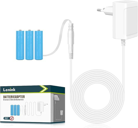 Aiwei Direct EU K6903A01 4.5V Netzteil Batterieadapter Ersatz für 3x AA Batterien kompatibel mit AVM Fritz! DECT 302 Funkthermostat, LED Lic