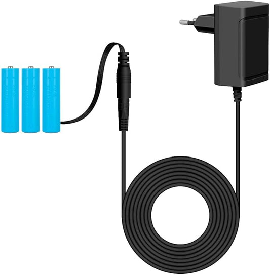 Aiwei Direct EU 4.5V Netzteil Batterieersatz für 3x AA Batterien, kompatibel mit AVM Fritz! DECT 302 Funkthermostat, LED Lichterketten, Mode