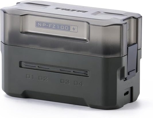 Tilta NP-FZ100 4-Kanal-Ladekoffer mit 45W PD-Schnellladung für Sony Kameras – TBC-FZ100-GN